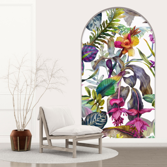 Vinilo Adhesivo Decorativo trampantojo 3D - Motivo Tropical