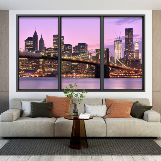 Vinilo Adhesivo Decorativo trampantojo 3D - Nueva York