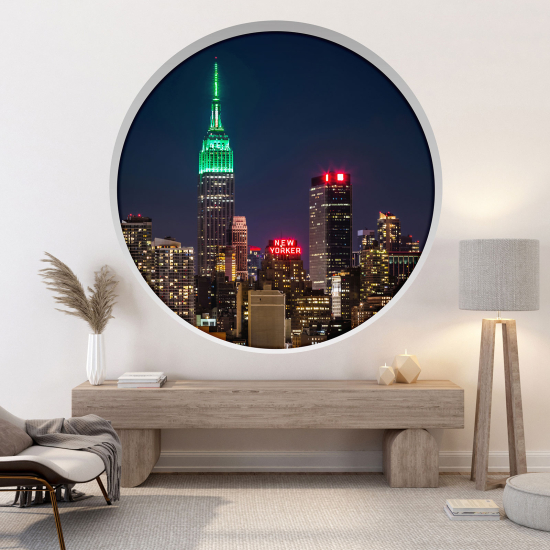 Vinilo Adhesivo Decorativo trampantojo 3D - Nueva York