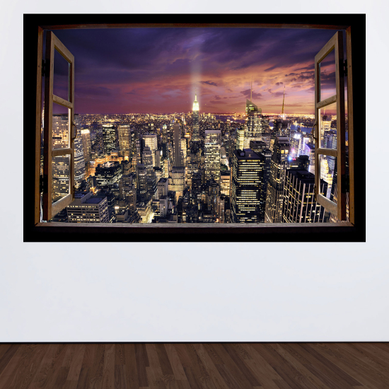 Vinilo Adhesivo Decorativo trampantojo 3D - Nueva York