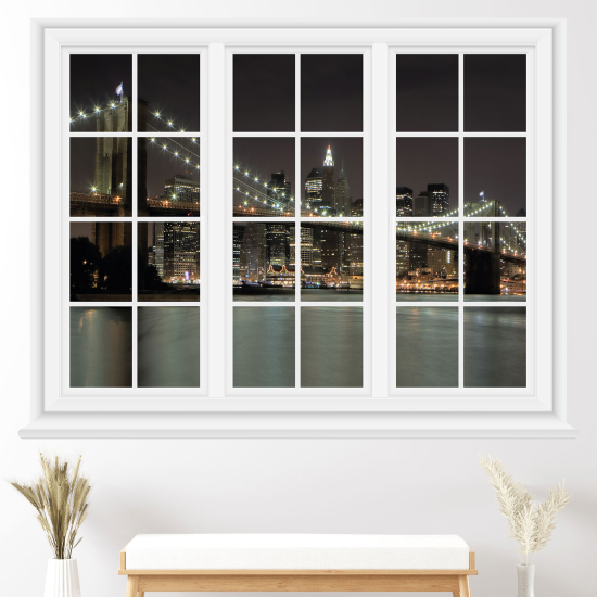 Vinilo Adhesivo Decorativo trampantojo 3D - Nueva York