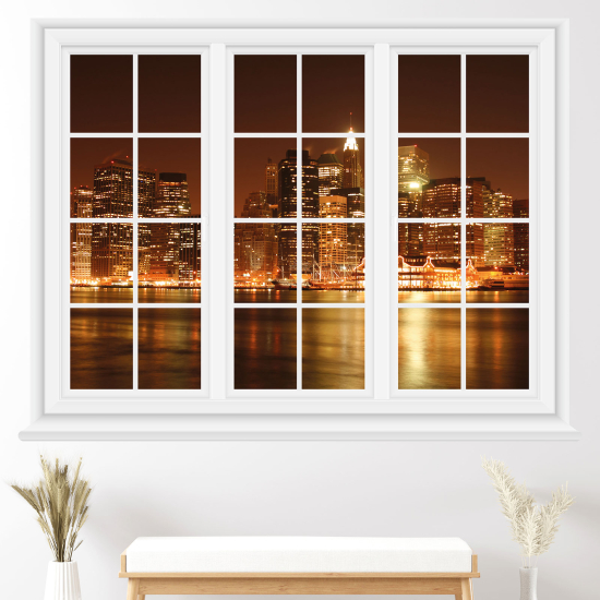 Vinilo Adhesivo Decorativo trampantojo 3D - Nueva York