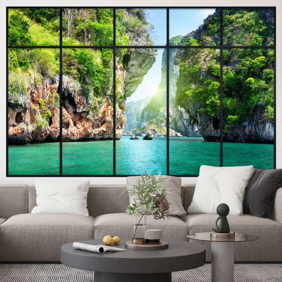 Vinilo Adhesivo Decorativo trampantojo 3D - Paisaje