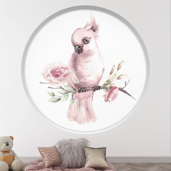 Vinilo Adhesivo Decorativo trampantojo 3D para niños - Infantil - Loro