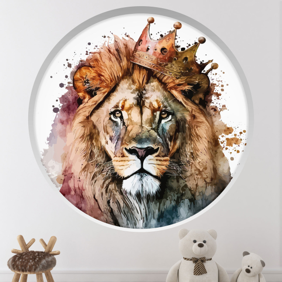 Vinilo Adhesivo Decorativo trampantojo 3D para niños - Infantil - Rey León