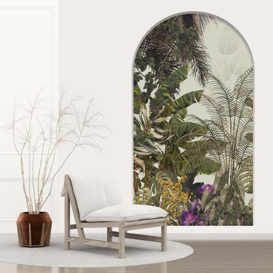 Vinilo Adhesivo Decorativo trampantojo 3D - Plantas tropicales