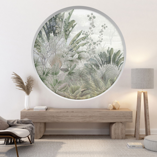 Vinilo Adhesivo Decorativo trampantojo 3D - Plantas Tropicales