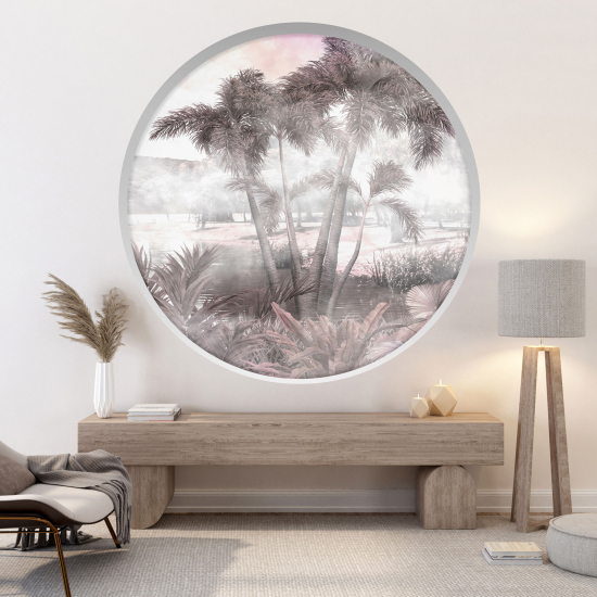 Vinilo Adhesivo Decorativo trampantojo 3D - Plantas tropicales