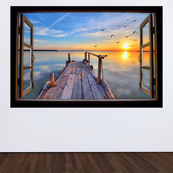 Vinilo Adhesivo Decorativo trampantojo 3D - Pontón