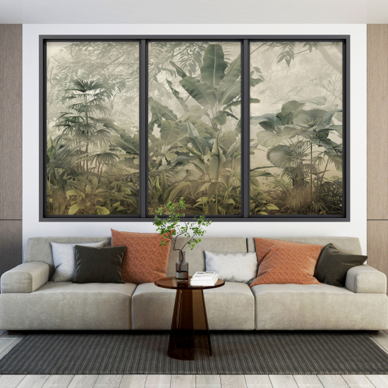 Vinilo Adhesivo Decorativo trampantojo 3D - Selva Tropical