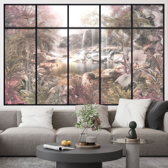 Vinilo Adhesivo Decorativo trampantojo 3D - Selva Tropical