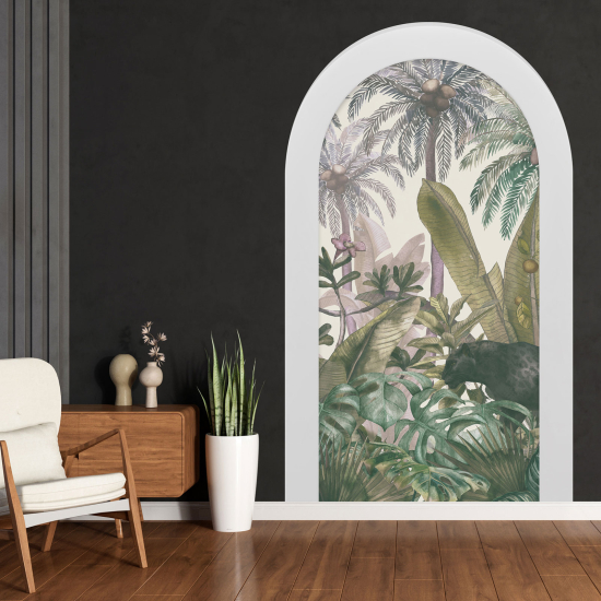 Vinilo Adhesivo Decorativo trampantojo 3D - Selva Tropical
