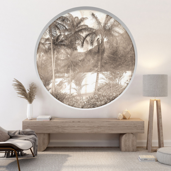 Vinilo Adhesivo Decorativo trampantojo 3D - Selva tropical