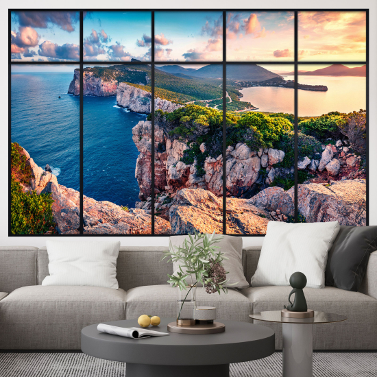 Vinilo Adhesivo Decorativo trampantojo 3D - Vista al Mar