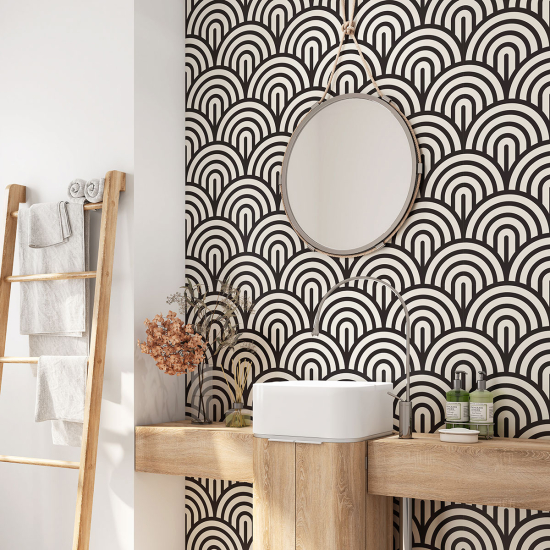 Vinilo Adhesivo para baño - Motivo Vintage