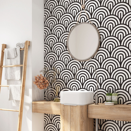 Vinilo Adhesivo para baño - Motivo Vintage