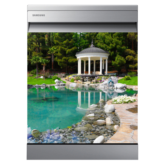 Vinilo Adhesivo para lavavajillas - JardÃn