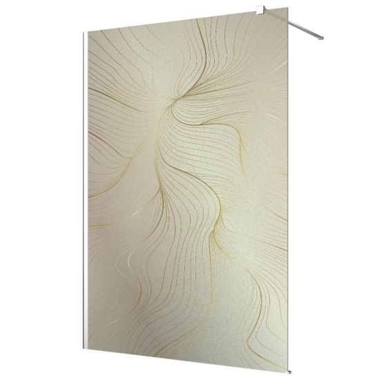 Vinilo Adhesivo para mampara de ducha esmerilado - Diseño