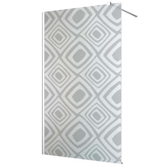 Vinilo Adhesivo para mampara de ducha esmerilado - Diseño