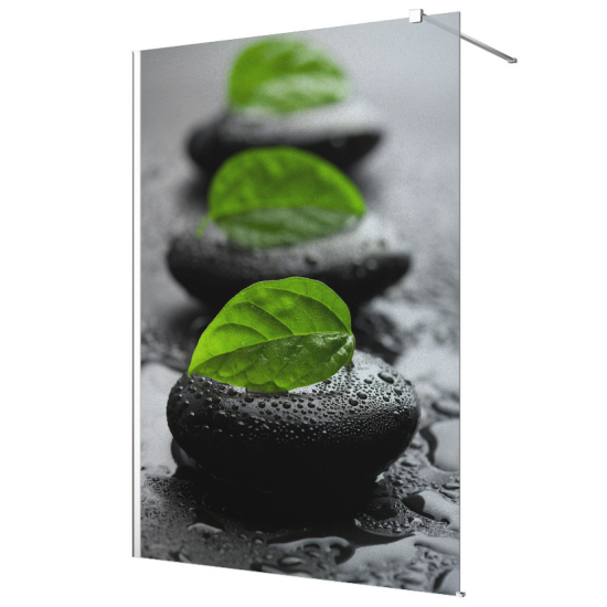 Vinilo Adhesivo para mampara de ducha esmerilado - Guijarros