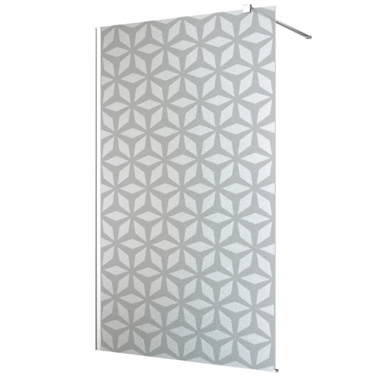 Vinilo Adhesivo para mampara de ducha esmerilado - Oriental