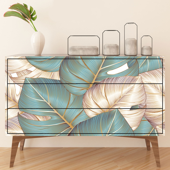 Vinilo Adhesivo para muebles - Hojas