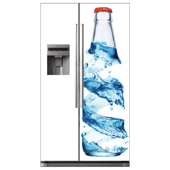 Vinilo Adhesivo para nevera americana - Botella