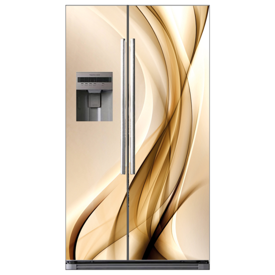 Vinilo Adhesivo para nevera americana - Diseño vago