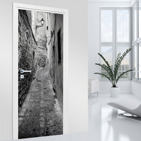 Vinilo Adhesivo para puerta - Callejón