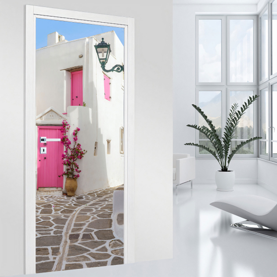 Vinilo Adhesivo para puerta - Callejón