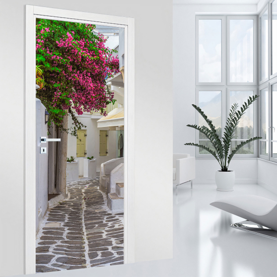 Vinilo Adhesivo para puerta - Callejón