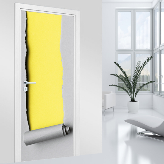 Vinilo Adhesivo para puerta - Desgarro