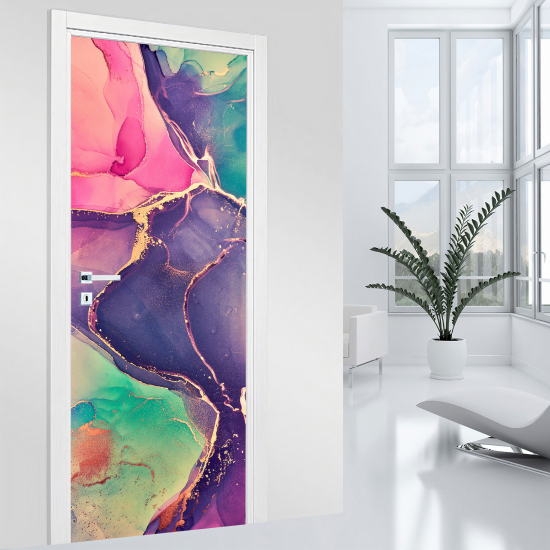 Vinilo Adhesivo para puerta - Efecto marmoleado