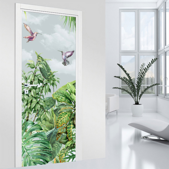 Vinilo Adhesivo para puerta - Jungla