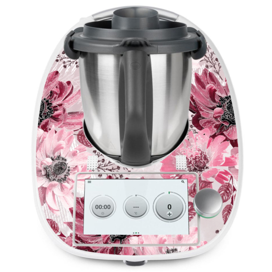 Vinilo Adhesivo Thermomix - TM6 - Flores