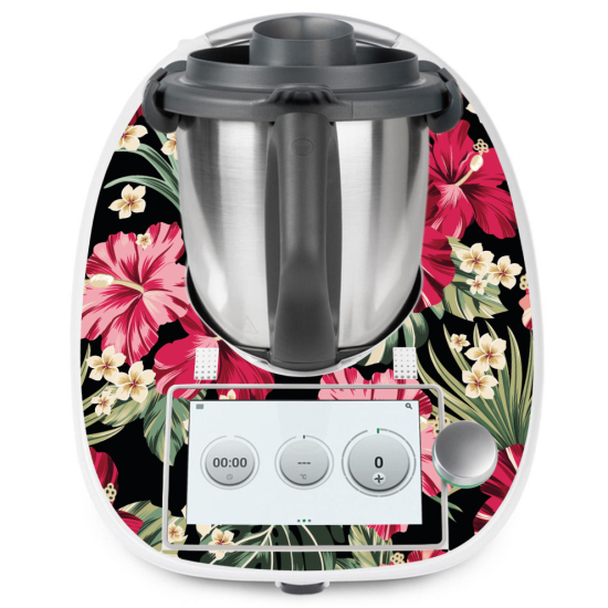 Vinilo Adhesivo Thermomix - TM6 - Flores tropicales