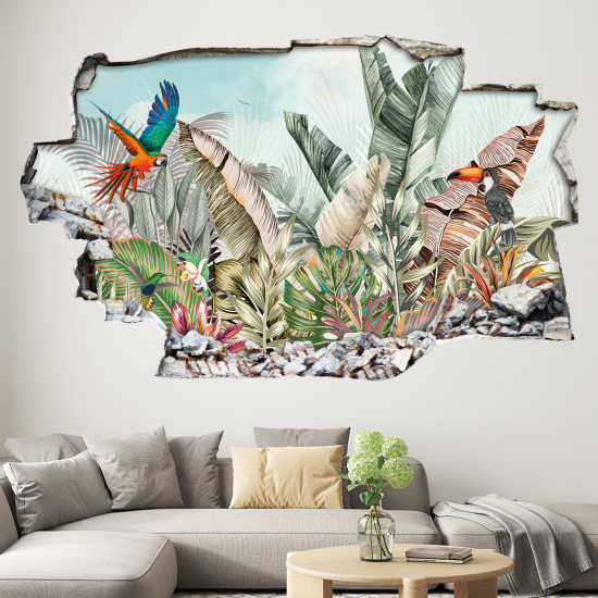 Vinilo Adhesivo trampantojo 3D - Motivo Tropical