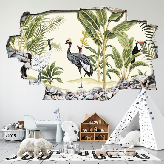 Vinilo Adhesivo trampantojo 3D - Motivo Tropical