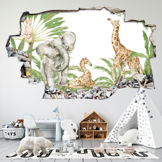 Vinilo Adhesivo trampantojo 3D - Motivo Tropical