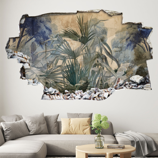 Vinilo Adhesivo trampantojo 3D - Selva Tropical