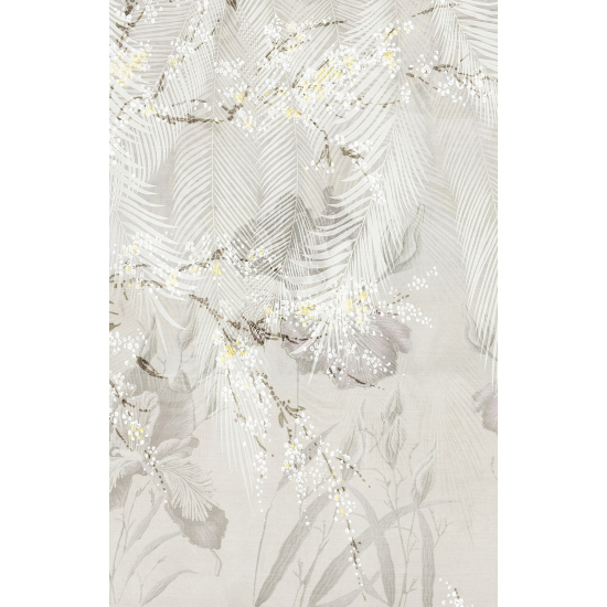 Papel pintado panorámico - Flores abstractas