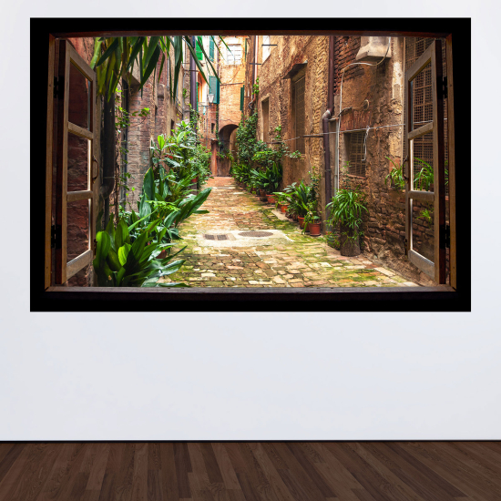 Vinilo Adhesivo Decorativo trampantojo 3D - Callejón