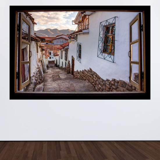 Vinilo Adhesivo Decorativo trampantojo 3D - Callejón