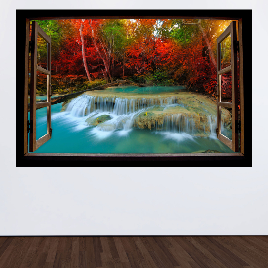 Vinilo Adhesivo Decorativo trampantojo 3D - Cascadas