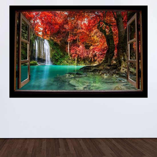 Vinilo Adhesivo Decorativo trampantojo 3D - Cascadas