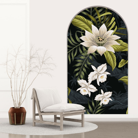 Vinilo Adhesivo Decorativo trampantojo 3D - Flores de Lis