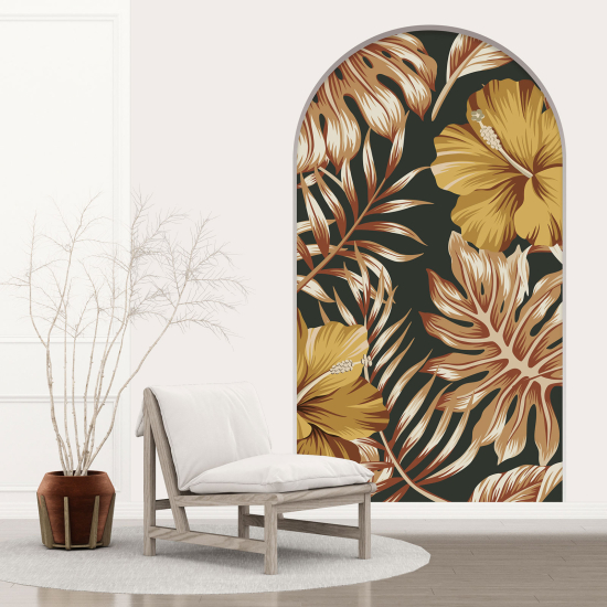 Vinilo Adhesivo Decorativo trampantojo 3D - Hibisco