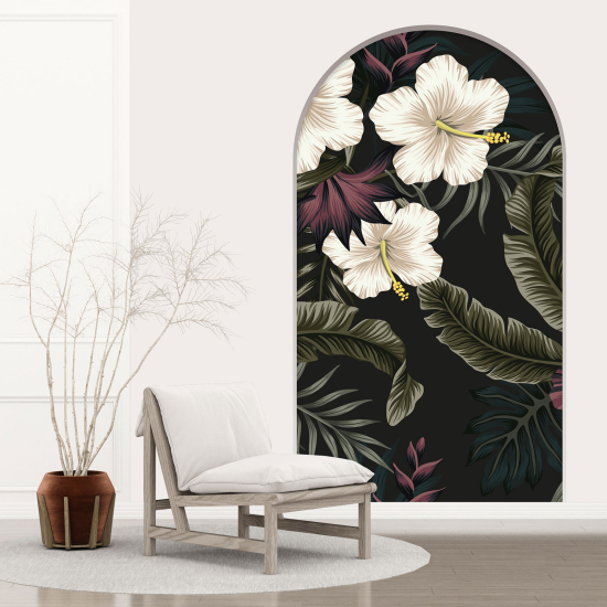 Vinilo Adhesivo Decorativo trampantojo 3D - Hibisco