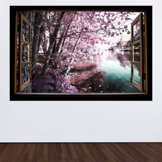 Vinilo Adhesivo Decorativo trampantojo 3D - Lago