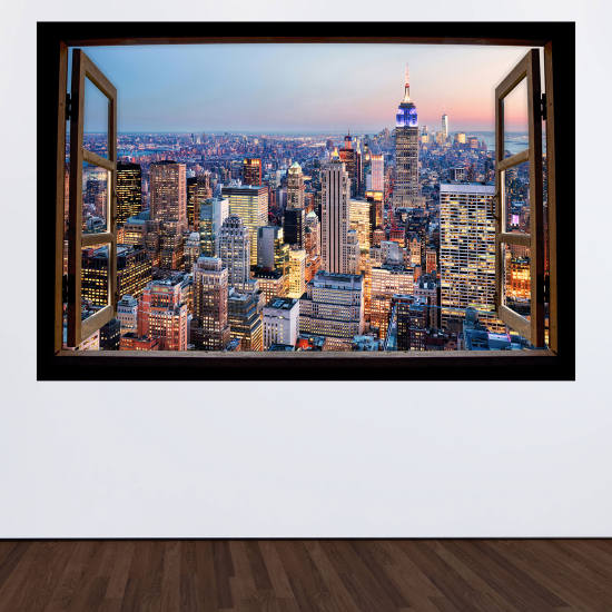 Vinilo Adhesivo Decorativo trampantojo 3D - Nueva York